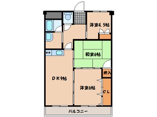 ビラアルファインの物件間取画像